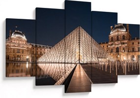 Obraz - Louvre v noci (150x105 cm)