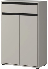 Sivá vysoká kúpeľňová skrinka 63x98 cm Lemont – Germania