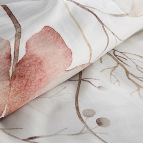 SATÉNOVÉ OBLIEČKY PREMIUM24 160X200 CM, 2 KS 70X80 CM LVETY