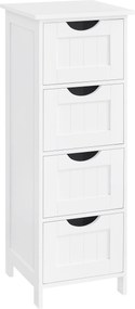 XXXLutz SPODNÁ SKRINKA, biela, biela, 30/82/30 cm MID.YOU - Kúpeľňové skrinky - 002543018206