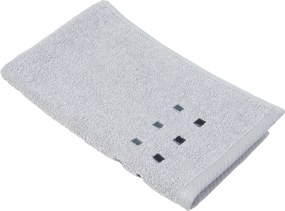XXXLutz UTERÁK PRE HOSTÍ, 30/50 cm, strieborná Esposa - Kúpeľňový textil - 004893002819