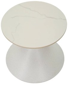 Okrúhly odkladací stolík s keramickou doskou ø 45 cm Fush – Mauro Ferretti