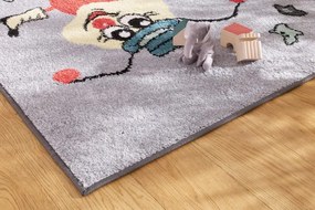 Detský koberec Funky Top Ivo sivý