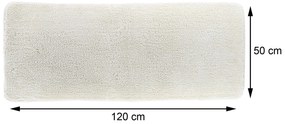 TENDANCE Predložka do kúpeľne Marlet, 50x120 cm, krémová