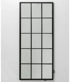 Finestra nástenné zrkadlo čierne 60x140 cm