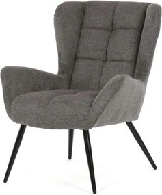 Kreslo ušiak SKAGEN GREY