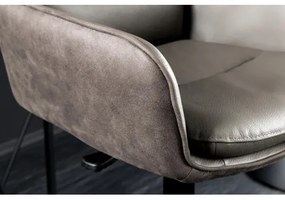 Barová stolička George 44720 Kožená Taupe - Komfort-nábytok