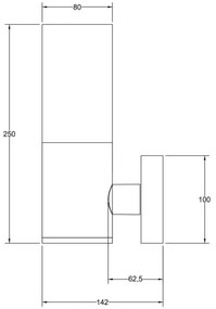 Maytoni O418WL-01GR - Vonkajšie nástenné svietidlo WILLIS 1xE27/60W/230V IP54 antr