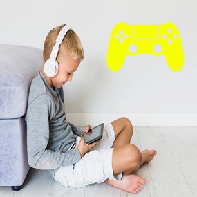 Veselá Stena Samolepka na stenu na stenu Ovládač na playstation Farba: černá