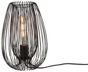 Čierna stolová lampa Leitmotiv Lucid