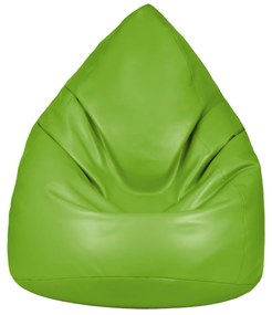 JAKS Mini sedací vak zelený eko koža