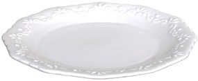 Porcelánový dezertný tanierik s čipkou Provence lace - Ø 19cm