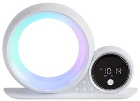 Rabalux 76109 - LED RGB Stolná lampa s reproduktorom WAKEWAY LED/5W/230V