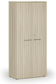 Kancelárska skriňa s dverami PRIMO WOOD, 800 x 420 x 1781 mm, dub prírodný