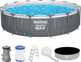 BESTWAY Steel Pro Max Bazén 457 x 107 cm, kartušová filtrácia 561GD