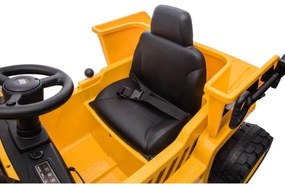 Elektrické autíčko Nakladač CAT 60W/4500 mAh žlto-čierne