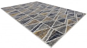 Koberec MUNDO D7891 romby, trojuholníky 3D outdoor sivý / béžový