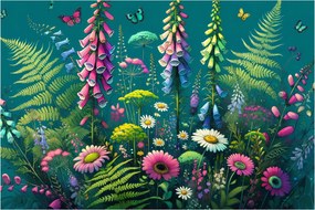 Obraz - Lúčne kvety (90x60 cm)