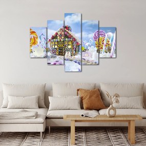 Obraz - Perníková chalúpka (150x105 cm)