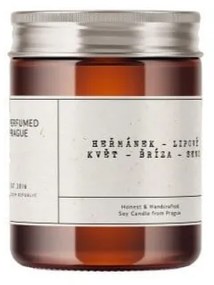 Vonná sójová sviečka doba horenia 40 h #57 Chamomile, Linden, Birch – Perfumed Prague