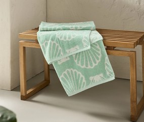 Osuška »Muschel«, zelená