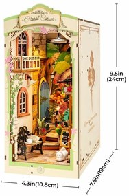 RoboTime 3D puzzle Knižná podpera Kvetinový roh