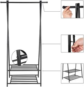 Závesný stojan s botníkom HSR05B
