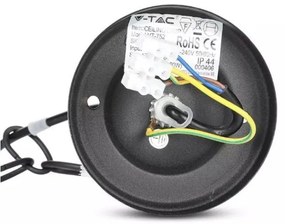 Vonkajší luster na reťazi 1xE27/40W/230V IP44 čierna