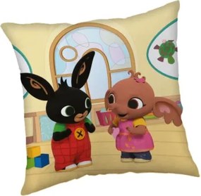 Detský vankúšik Zajačik Bing, 40x40 cm%