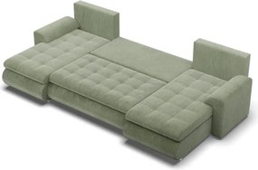 Sedacia súprava FORESTA ULL Poso v tvare U svetlozelená