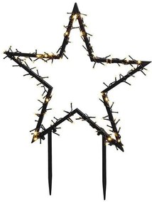 LED svetelná dekorácia hviezda, 230 V, 73 × 60 cm