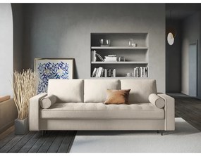 Svetlobéžová rozkladacia pohovka Milo Casa Santo