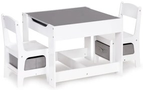 Detská nábytková zostava drevený stôl + 2 stoličky