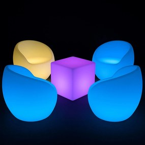 LED svietiaci box, 40 x 40 x 40 cm