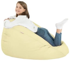 Sedací vak SAKO krémový ekokoža