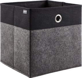 XXXLutz SKLADACÍ BOX, kov, textil, kartón, 32/32/32 cm Carryhome - Úložné boxy & dekoračné boxy - 007968009107