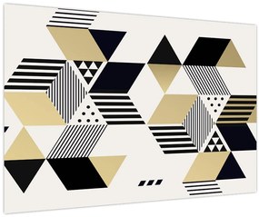 Obraz - Geometrické tvary N⁰1 (90x60 cm)