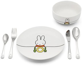 Porcelánová detská jedálenská súprava 6 ks Miffy – Zilverstad