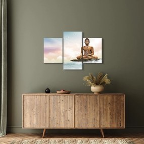Obraz - Budha dozerajúci na zemi (90x60 cm)