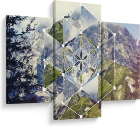Obraz - Geometrický obrazec (90x60 cm)