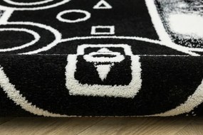 Koberec Lima G932A čierny / biely