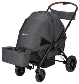 Kočík pre dve deti Helios Mineral Graphite