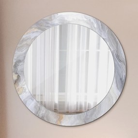 Okrúhle ozdobné zrkadlo Abstraktný mramor fi 70 cm