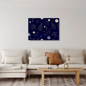 Sklenený obraz - Vesmír (70x50 cm)