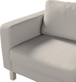 Poťah na sedačku Karlstad (nerozkladací, 2-miestny, krátky) farba produktu béžová látka zapletaná