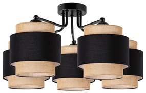 Prisadený luster 5xE27/60W/230V béžová