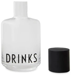 Sklenená karafa Design Letters Drinks, 500 ml