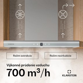 Klarstein Auriana digestor, Ambient Light, 700 m³/h, WiFi, Touch, LED