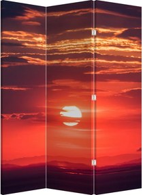 Paraván - Farebné slnko (126x170 cm)
