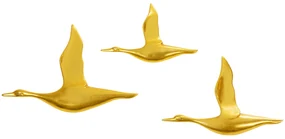 Flying Ducks set 3 dekorácii zlaté